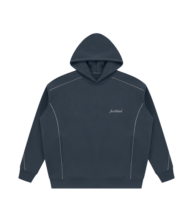 JUSTWATCH TRACE Oversized Piping Hoodie