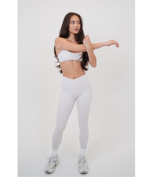 My Time Is Divine Lime White Sculpt V-Waist Legging
