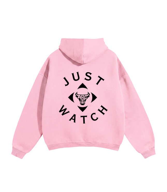 JUSTWATCH x Bull Oversized Hoodie – Identity