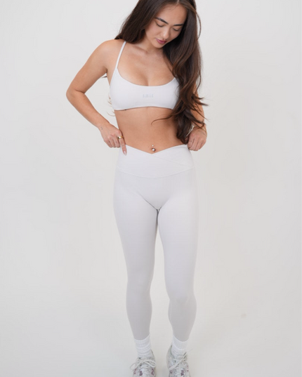 My Time Is Divine Lime White Sculpt V-Waist Legging