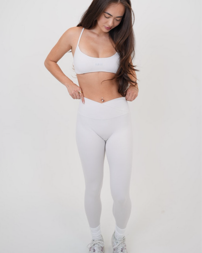 My Time Is Divine Lime White Sculpt V-Waist Legging
