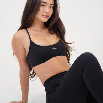 My Time Is Divine Black Cross-Back Butter Soft Bra