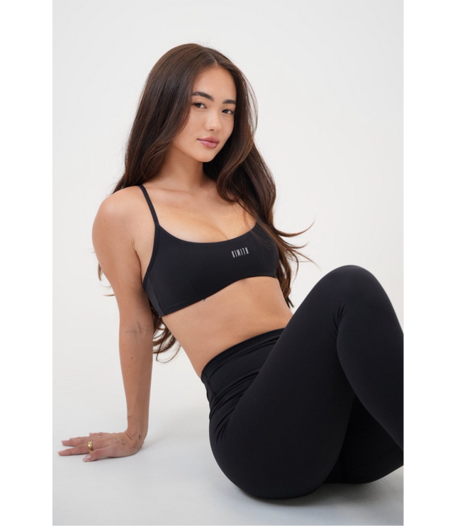 My Time Is Divine Black Cross-Back Butter Soft Bra