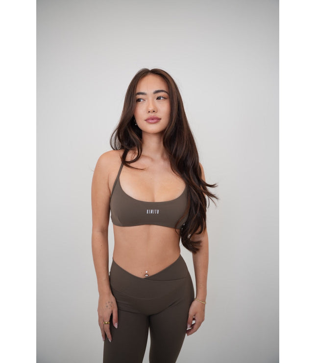 My Time Is Divine Brown Sculpt V-Waist Legging