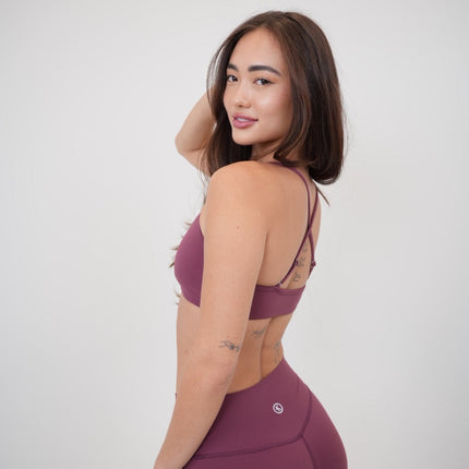 My Time Is Divine Plum Sculpt V-Waist Legging