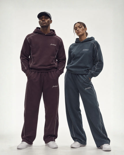 JUSTWATCH TRACE Piping Barrel Sweatpant