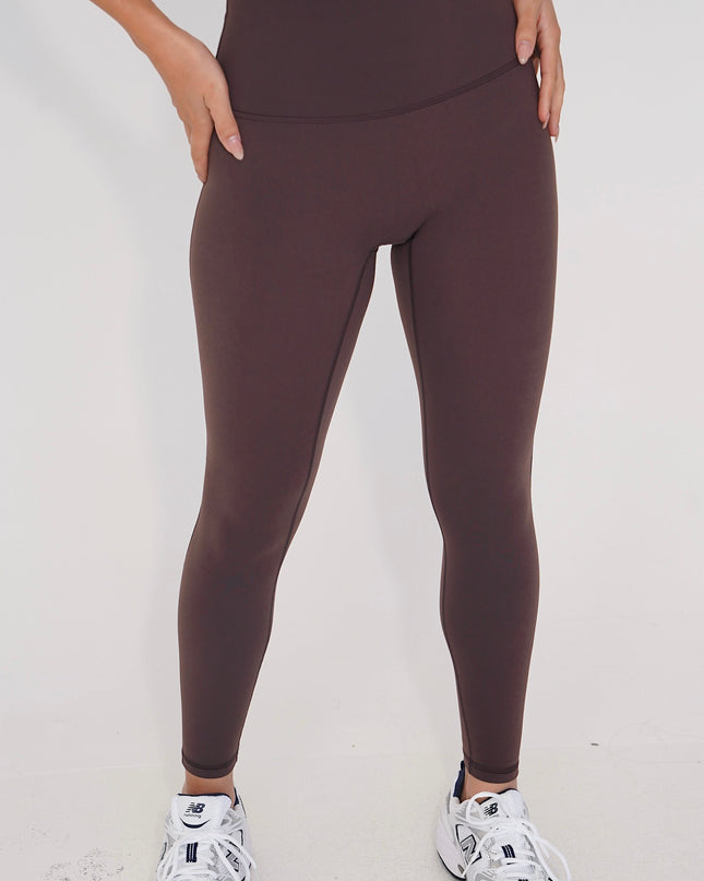 I am Beautifully Radiant Quick Dry Coffee Yoga Legging