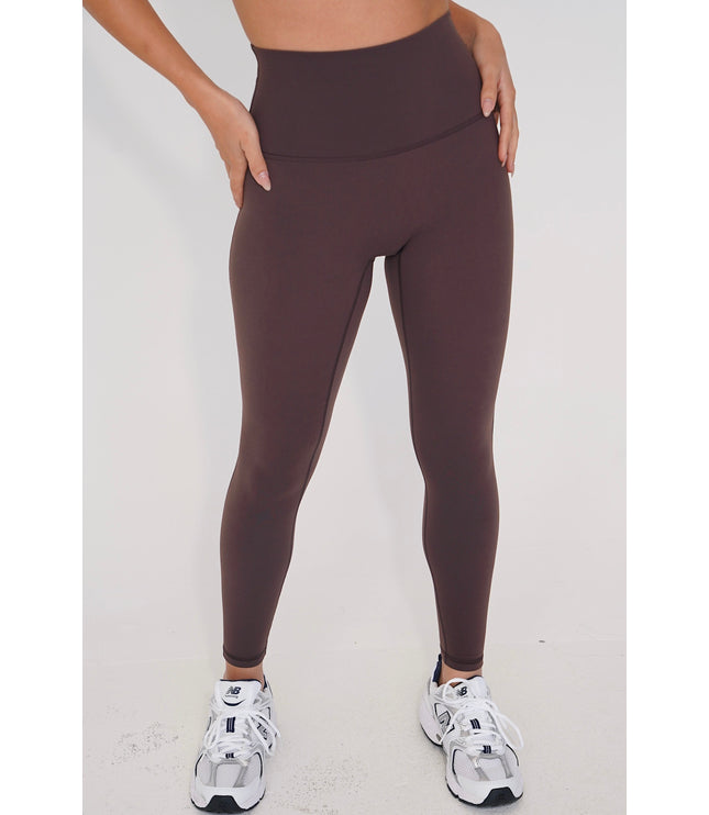 I am Beautifully Radiant Quick Dry Coffee Yoga Legging