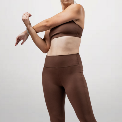 Women's SOHO Full Length High Waist Leggings (City Mocha)