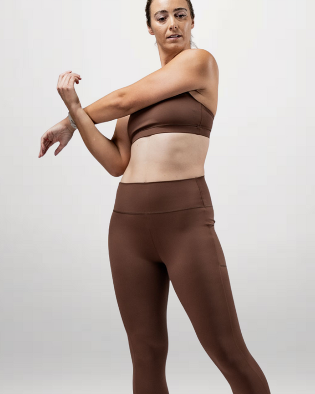 Women's SOHO Full Length High Waist Leggings (City Mocha)