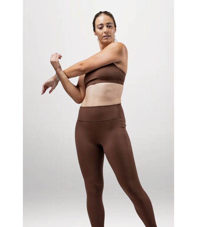 Women's SOHO Full Length High Waist Leggings (City Mocha)