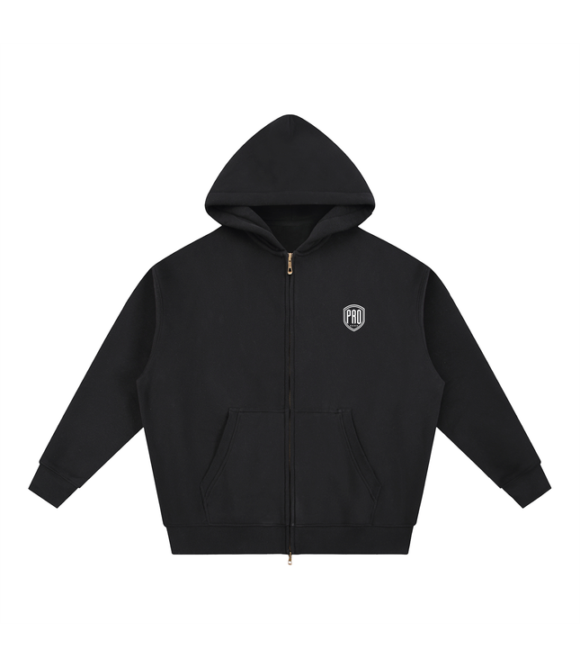 TYIK x P.R.O. Dual-Zip Boxy Fleece Hoodie