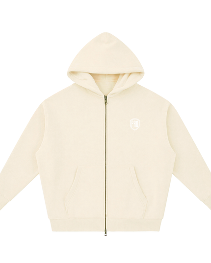 TYIK x P.R.O. Dual-Zip Boxy Fleece Hoodie