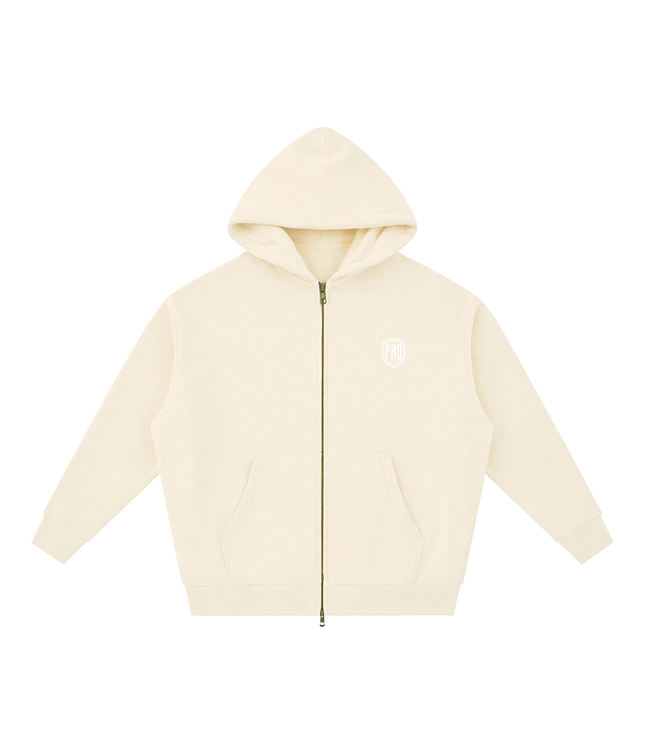 TYIK x P.R.O. Dual-Zip Boxy Fleece Hoodie