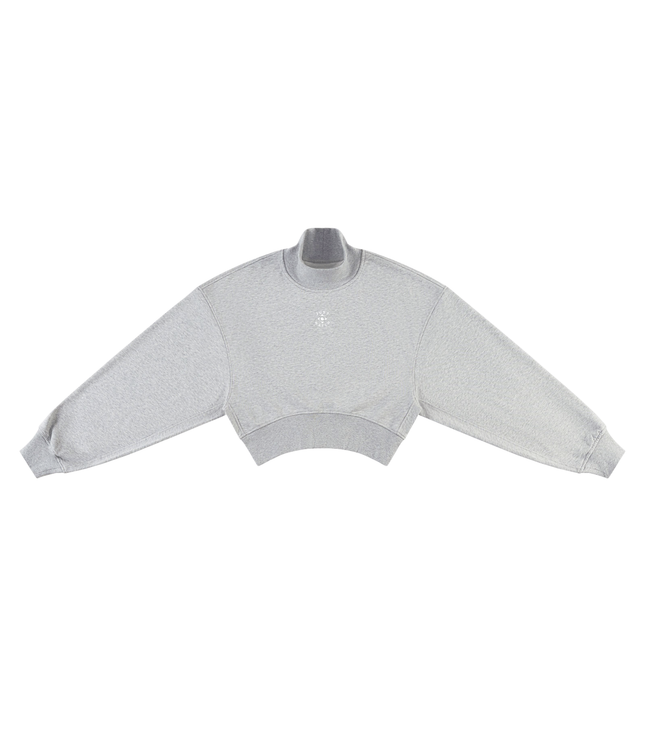 JUSTWATCH Women’s Cropped Mock Neck Sweatshirt