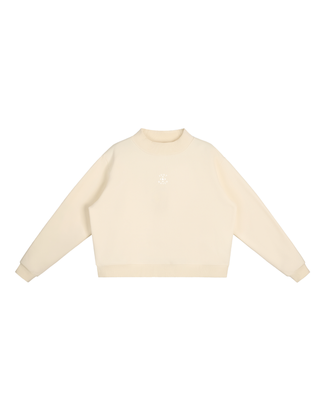 JUSTWATCH Women’s Oversized Fleece Mock Neck