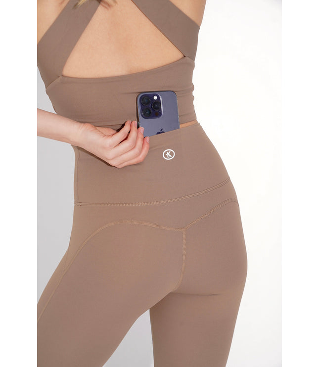 I Am Wonderful High Rise Beige Legging