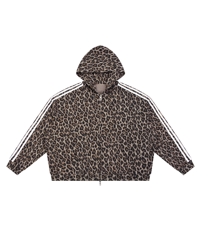 JUSTWATCH WATCHLIN LEOPARD FULL-ZIP HOODIE