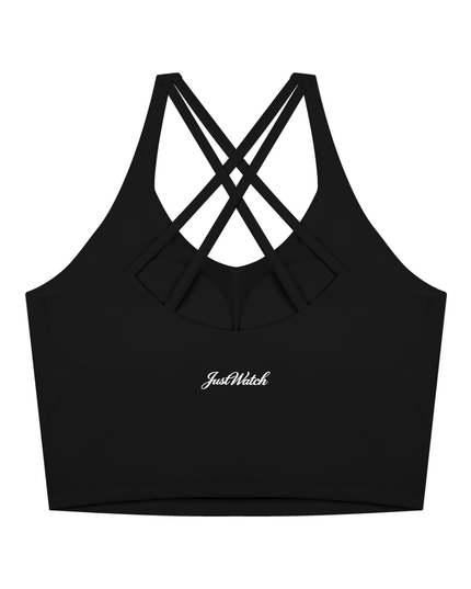JUSTWATCH VERVE Cross-Back Crop Tank