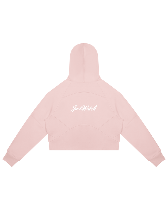 JUSTWATCH ARC Cropped Zip Hoodie
