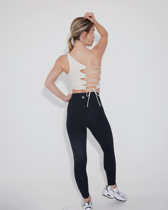 I Am Wise Tie up Bra in Ivory