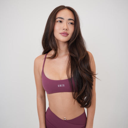My Time Is Divine Plum Sculpt V-Waist Legging