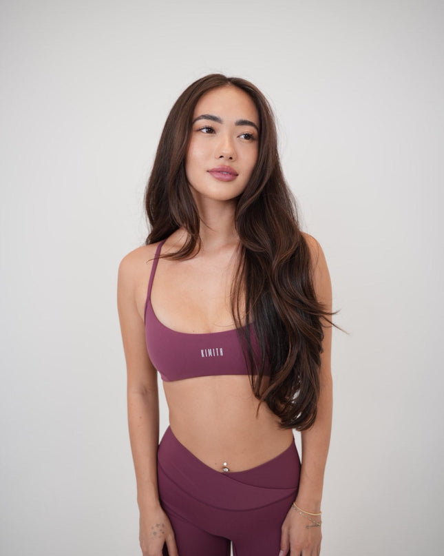 My Time Is Divine Plum Sculpt V-Waist Legging