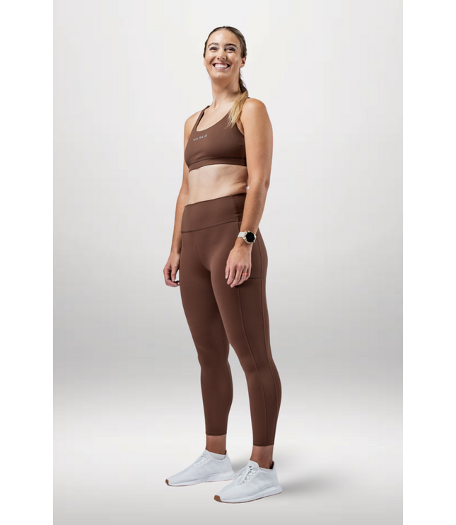 Women's SOHO Full Length High Waist Leggings (City Mocha)