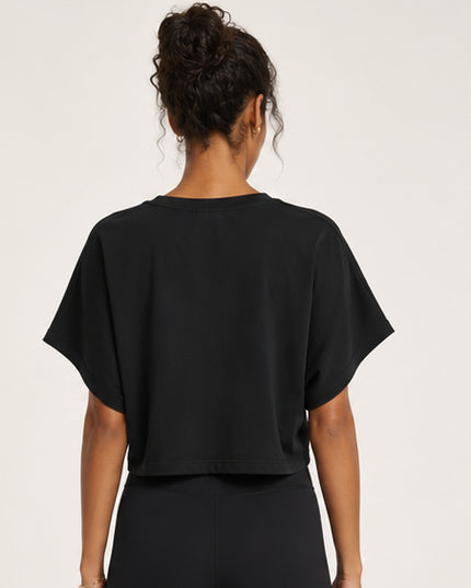 JUSTWATCH Women’s Cropped Dolman T-Shirt