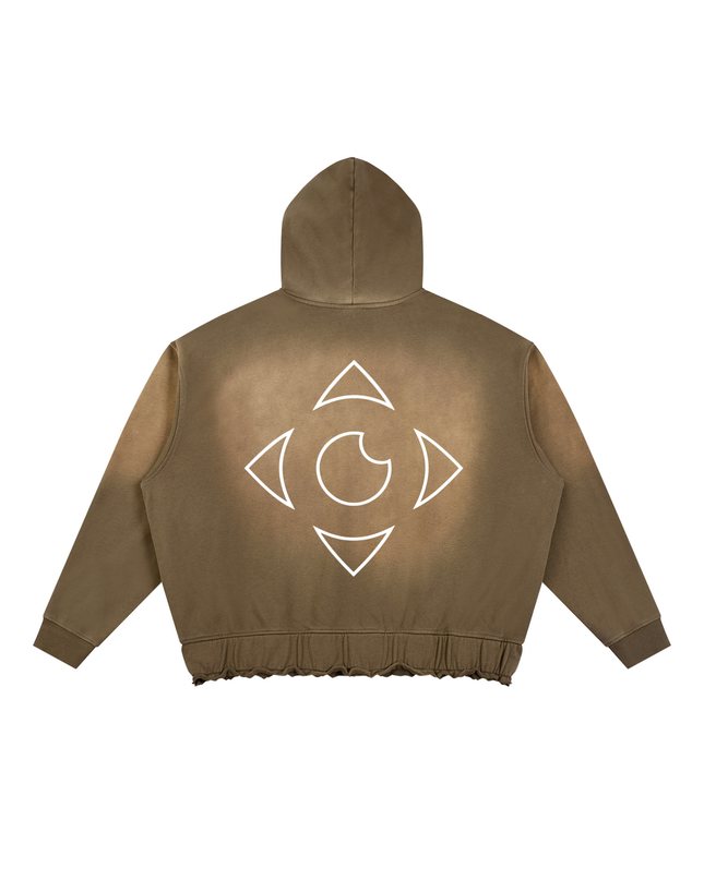 JUSTWATCH ECLIPSE Sunfade Boxy Hoodie