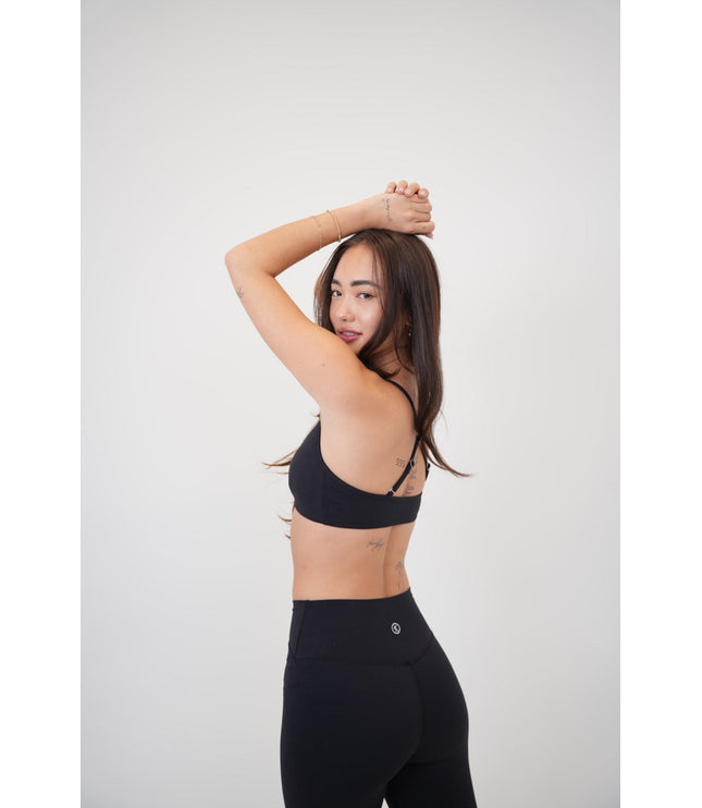 My Time Is Divine Black Cross-Back Butter Soft Bra