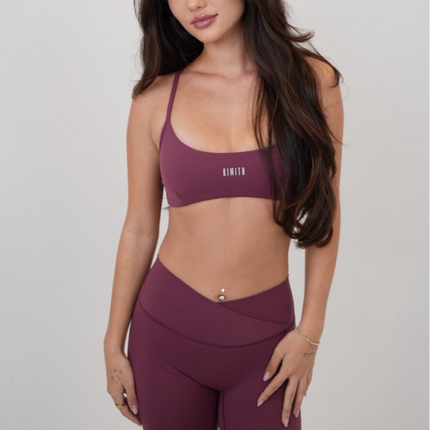 My Time Is Divine Plum Cross-Back Butter Soft Bra