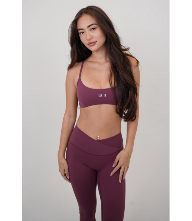 My Time Is Divine Plum Cross-Back Butter Soft Bra