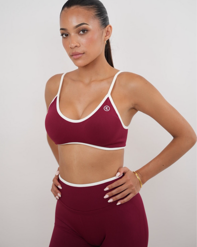 Passion is Power Red Sports Bra