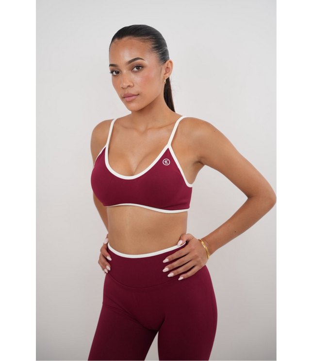 Passion is Power Red Sports Bra