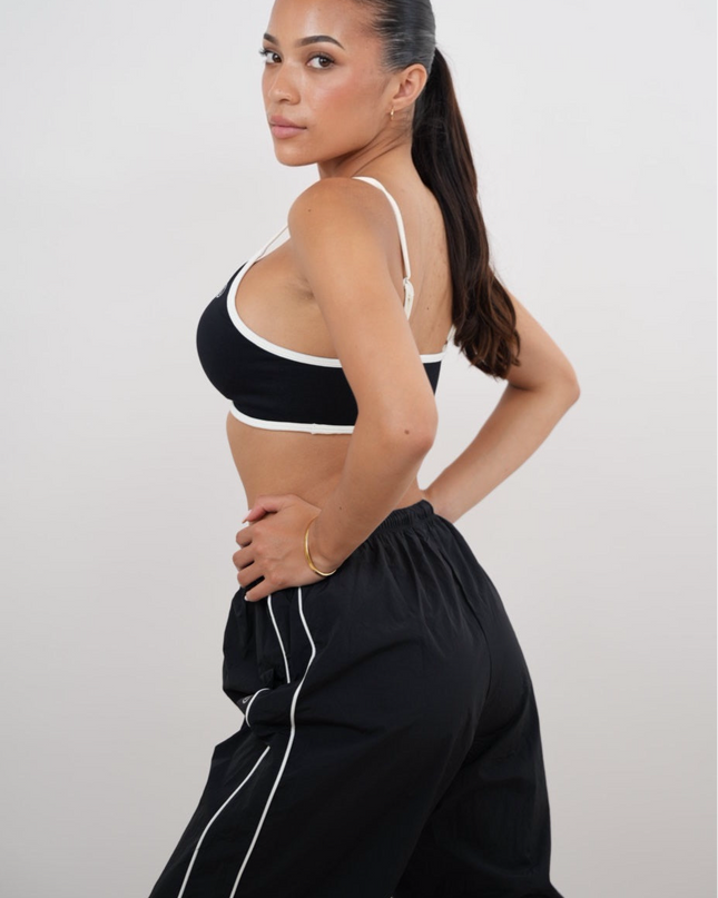 I Accept Change with Grace Black Versatile Relaxed Fit Pant