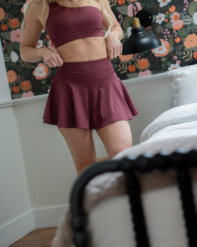 GRAVITY rise tennis skirt
