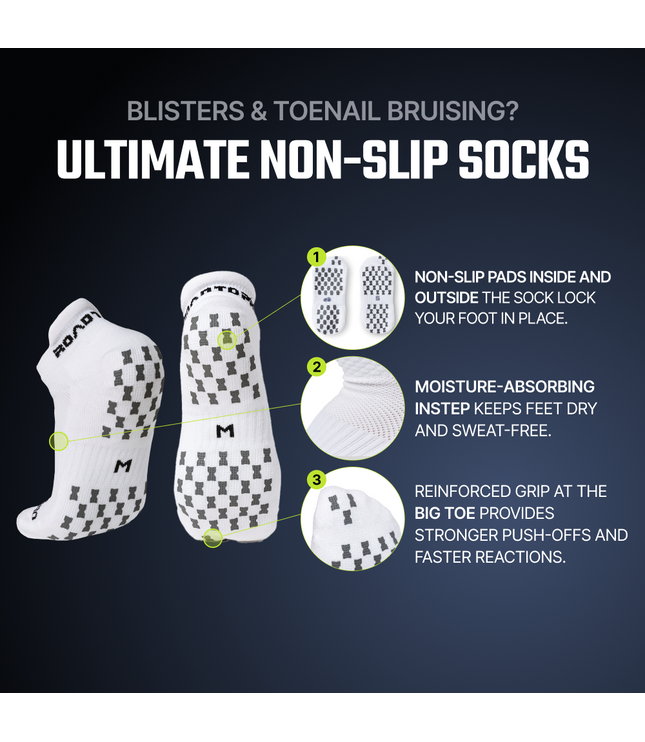 Ankle Anti-Slip Tennis Socks - 1 Pair