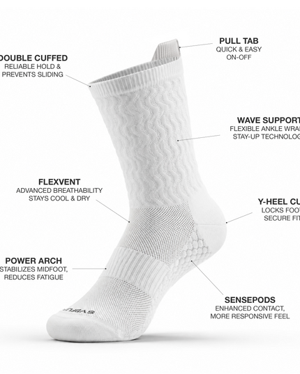 RaceKnit™ Ultralight Cooling Crew Socks
