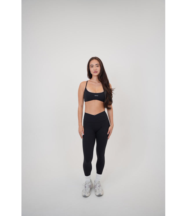 My Time Is Divine Black Cross-Back Butter Soft Bra