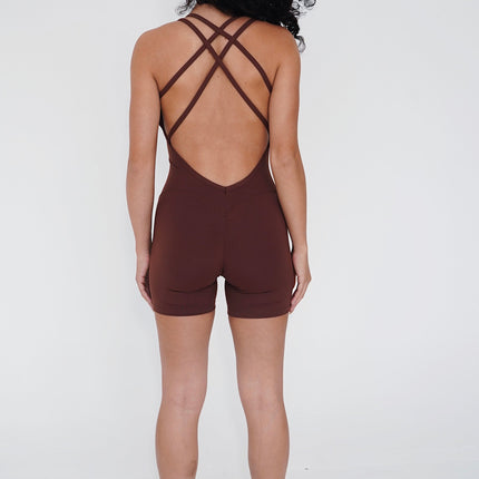 I Am Enough Chocolate Stretch Bodysuit