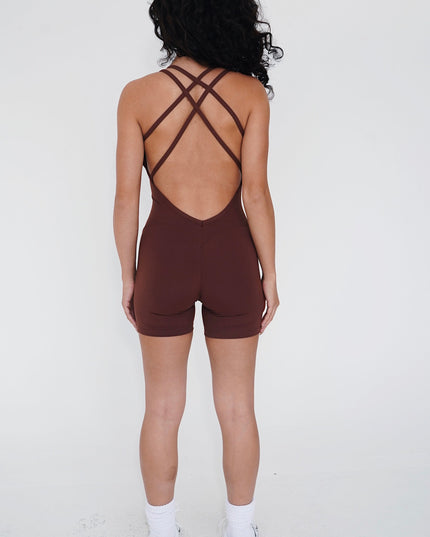 I Am Enough Chocolate Stretch Bodysuit