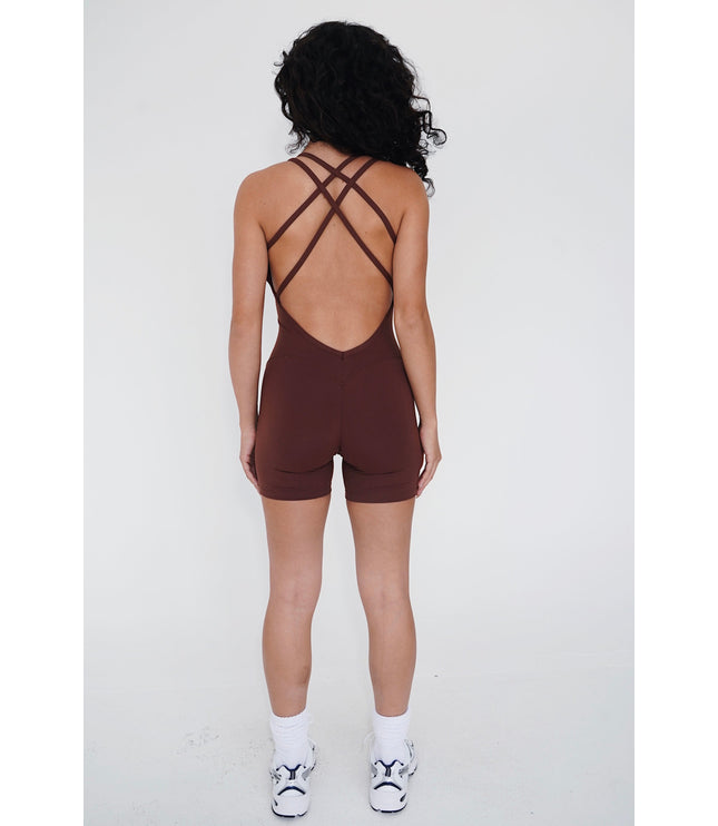 I Am Enough Chocolate Stretch Bodysuit