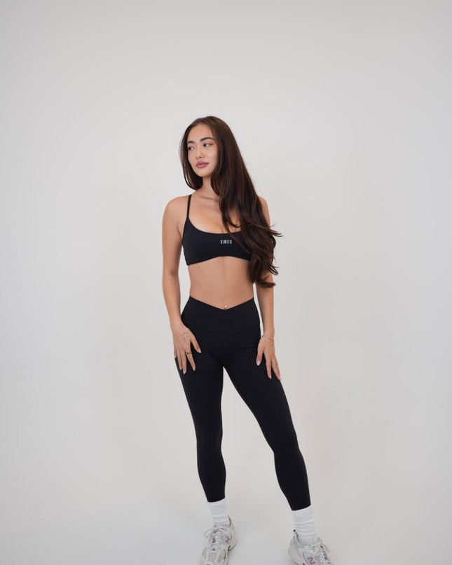 My Time Is Divine Black Sculpt V-Waist Legging