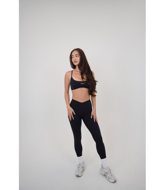 My Time Is Divine Black Sculpt V-Waist Legging