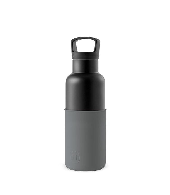 Black-Metallic Grey 16 Oz