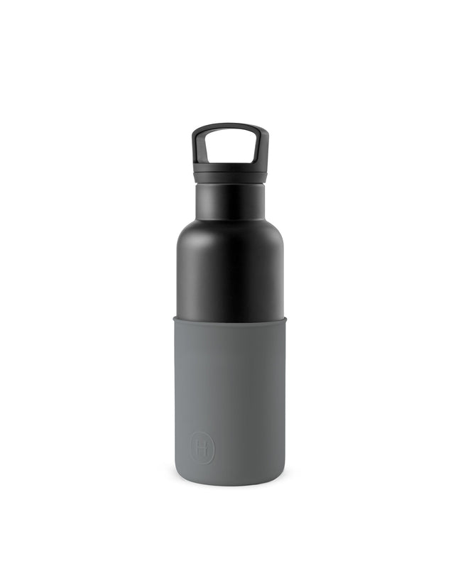 Black-Metallic Grey 16 Oz