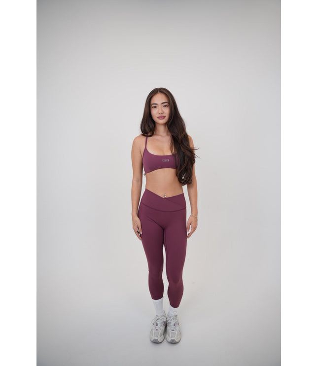 My Time Is Divine Plum Sculpt V-Waist Legging