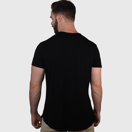 Bamboo Swift Curve-Hem T-Shirt - Sandstone