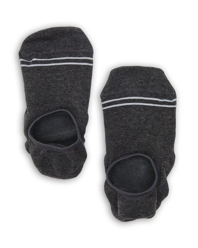Charcoal Cotton No Show - 3 Pack